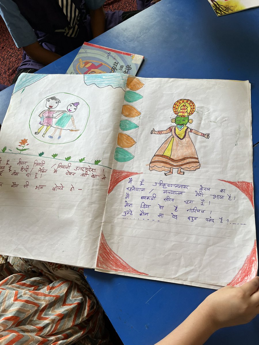 navyadivedi's tweet photo. Got an amazing opportunity to visit GPS Tedesara in Chhattisgarh and witnessed amazing creativity by the children as they created big picture books themselves. With an amazing effort from @roomtoreadindia under its Literacy Program(LP). https://t.co/m4LvpOdBbN