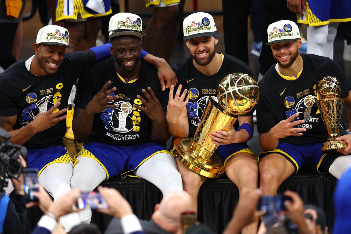 NBA's tweet photo. 🏆 2015🏆 2017
🏆 2018🏆 2022 https://t.co/ulun4UubRH