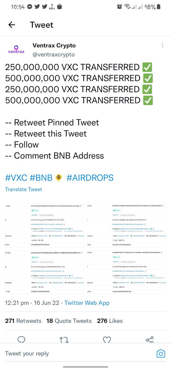 Akash33933's tweet photo. @ventraxcrypto bnb1x29wvagn386da50v68anxggjf6rls2x9gd3wtn https://t.co/IL9SIbvgJa