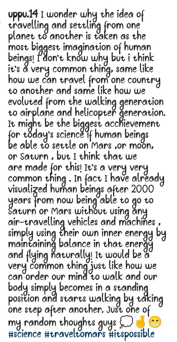 sharma_uppu's tweet photo. My thoughts on travelling through the planets🤞 https://t.co/chdrZECb7O
