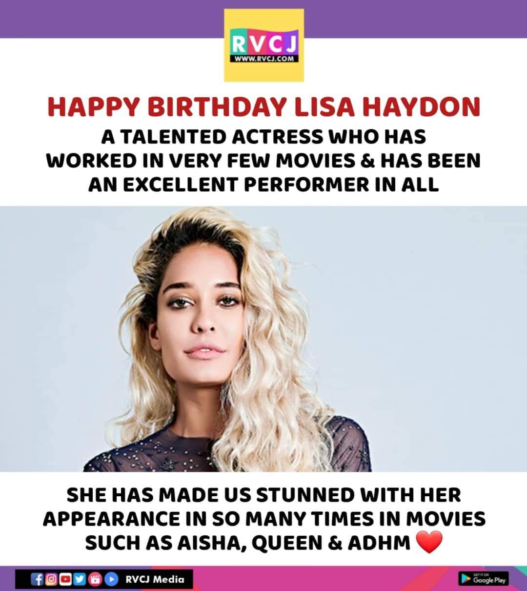 Happy Birthday Lisa Haydon!   