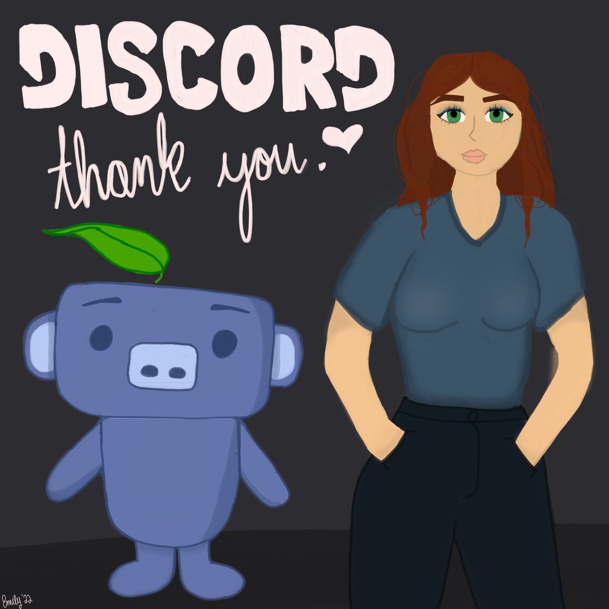 RosieeCheekss's tweet photo. I wanted to draw @discord a lil something after seeing I’ve been using their amazing app for 5+ years.  Over 5 years of socializing with handfuls of different servers, meeting so many nice people that I talk to still to this day. Wumpus is the cutest mascot, I had to draw him. 🥰 https://t.co/BPMjXvsnY5