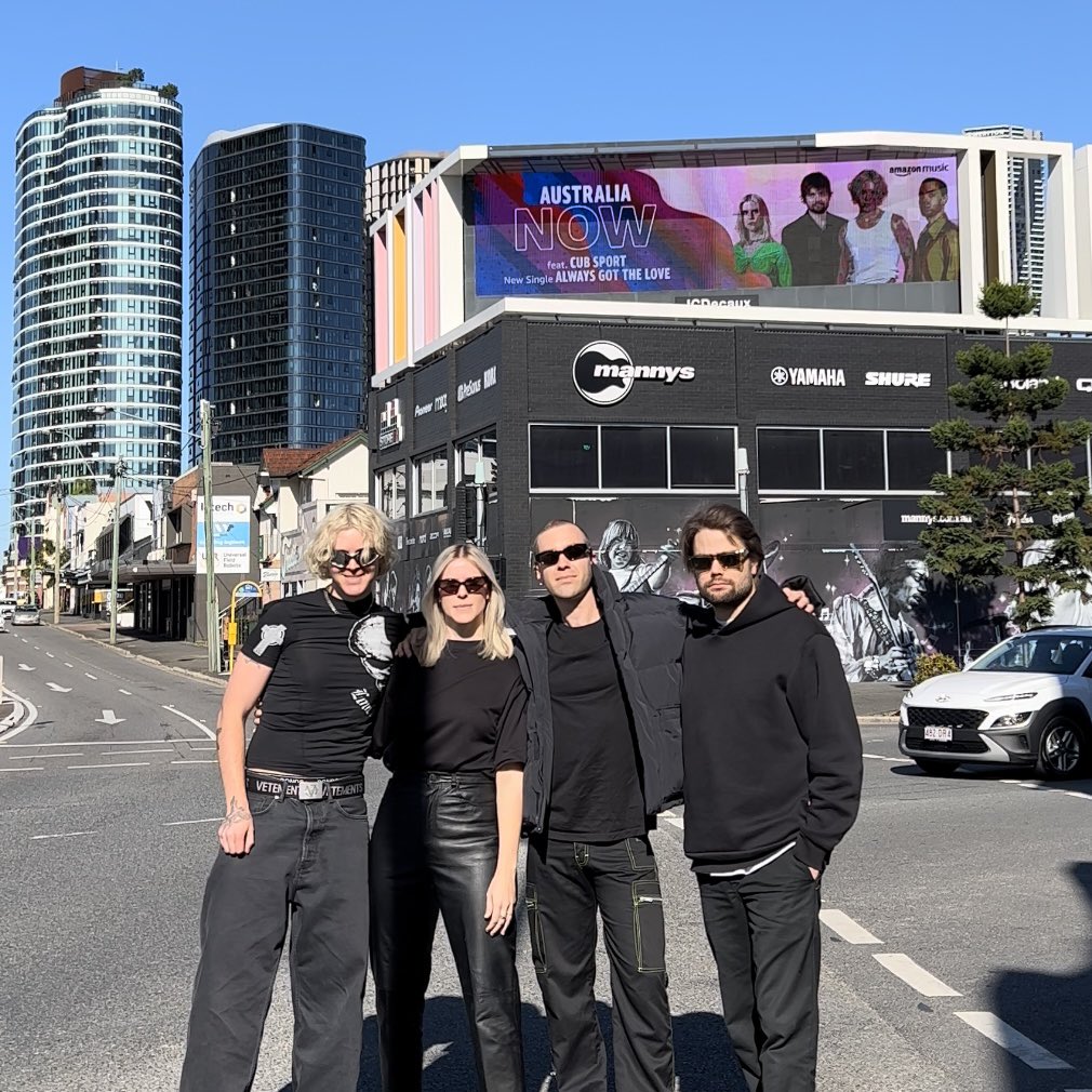 cubsportmusic's tweet photo. Always Got The Love billboard thanks to @amazonmusic 😭😭😭😭 Also catch Cubbies as your Australia Now cover stars 🤩🤩🤩🤩 https://t.co/gBDHyOBbNj https://t.co/bKKCUjSEd4