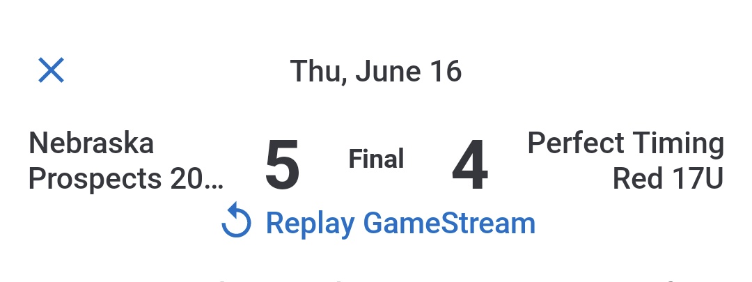 23s Midwest beat PT 5-4 at #CWC

<a href="/jacksonddyer/">Jackson Dyer</a> 1-3 HR
<a href="/GageRyba_/">gage</a> 1-3
<a href="/SkoufisNiko/">Niko Skoufis</a> 1-2 2R
<a href="/grantwagner_/">Grant Wagner</a> 1-3RBI R
<a href="/max_coughlin2/">Max Coughlin</a> 4IP 4Ks 3Rs
<a href="/WillHen2023/">Will Henry</a> 1.2 3Ks
<a href="/CoyRosentreader/">Coy Rosentreader</a> 1.1IP 3Ks R