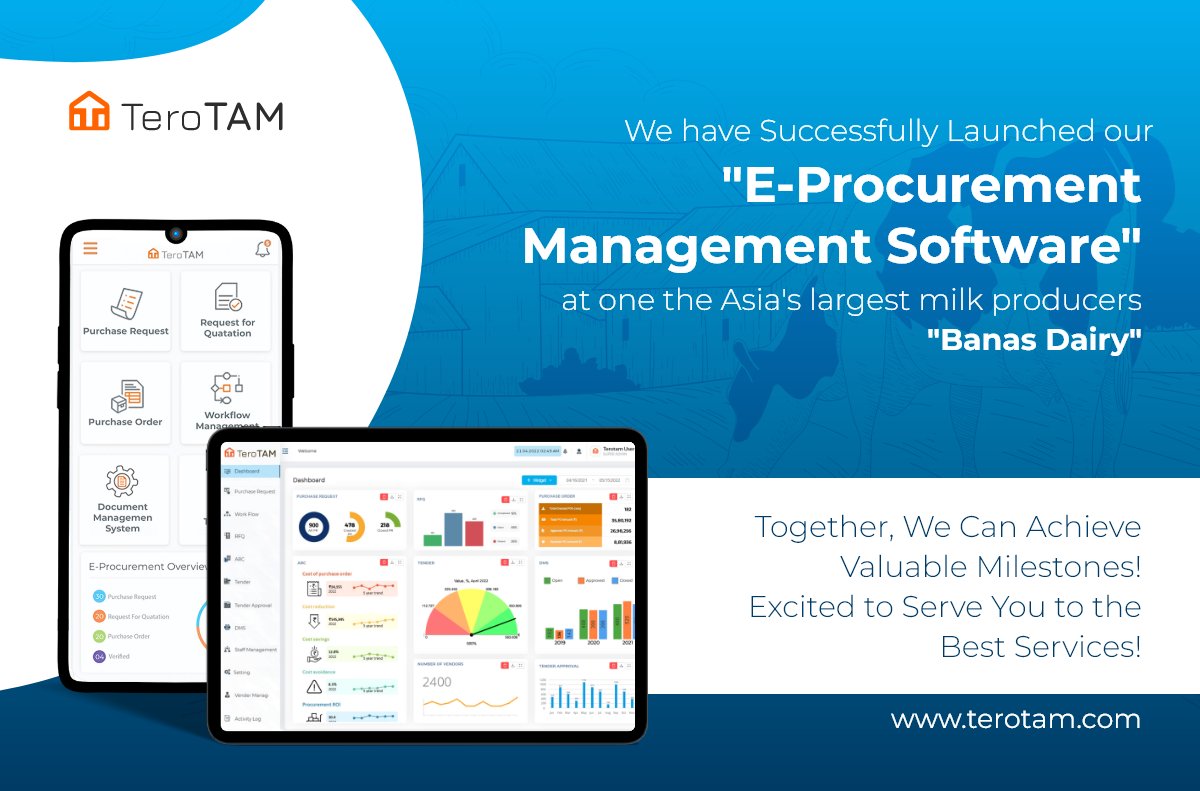 terotam_'s tweet photo. We're delighted to share that we have successfully launched our ๐-๐๐ซ๐จ๐๐ฎ๐ซ๐๐ฆ๐๐ง๐ญ software at one of Asia's largest milk producers named ๐๐๐ง๐๐ฌ ๐๐๐ข๐ซ๐ฒ.
We're honored to take a step driving toward innovative solutions.
#TeroTAM #CMMSSoftware #eProcurement https://t.co/R3uaJNvzNJ