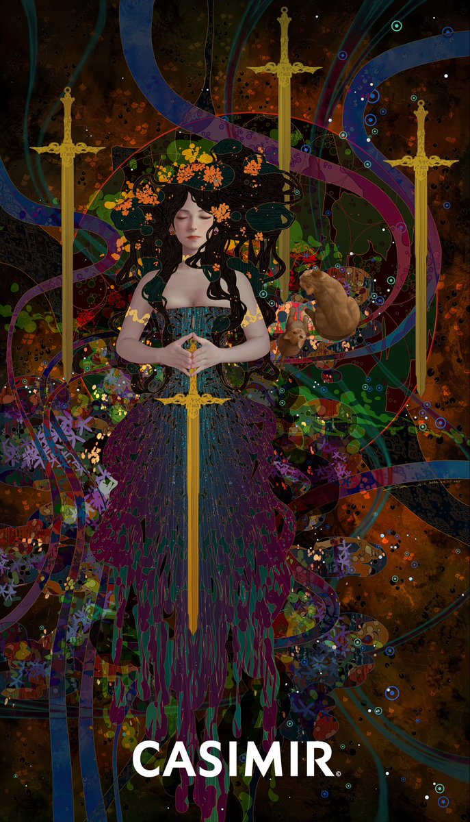 Done~

Minor Arcana / Four of Swords

#ArtCASIMIR #CASIMIR #CASIMIRArt
#female #drawing #fineart #painting
#limitedprint #arterotica #eroticart
#Tarot #tarot_card #tarot_cards