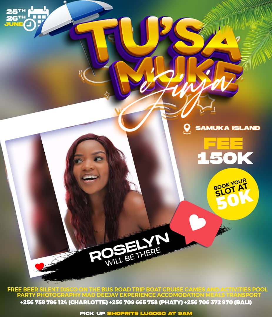 heath256's tweet photo. If you love fun and vybe 🔥 then #tusamukejinja is the thing for you!!! Book your slots early with @Fibo118508051
@atlas_tribe
@Fibo118508051
@charlottebae
@TripGurus_Ug
@josh_lyker
@Ryan_Glen1
@parame_tours
@MRRIGHTEVENTSA2 https://t.co/pOkg0DvyXe