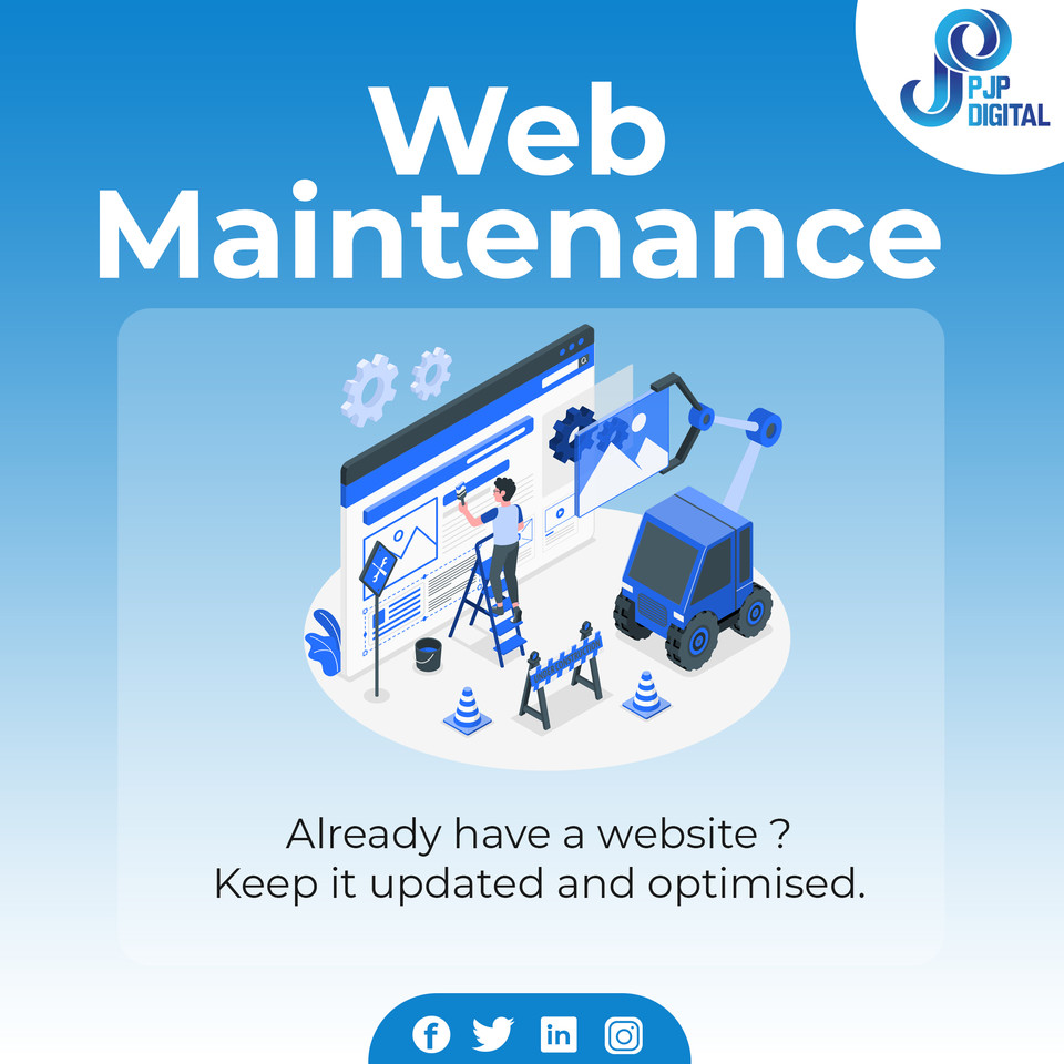 pjpdigital's tweet photo. Web Maintainance the most critical aspect of the website can be availed with #pjpdigital
.
.
.
#pjpdigitalmarketing #pjpdigital #webmaintenanceservices https://t.co/sEdAINMQcF