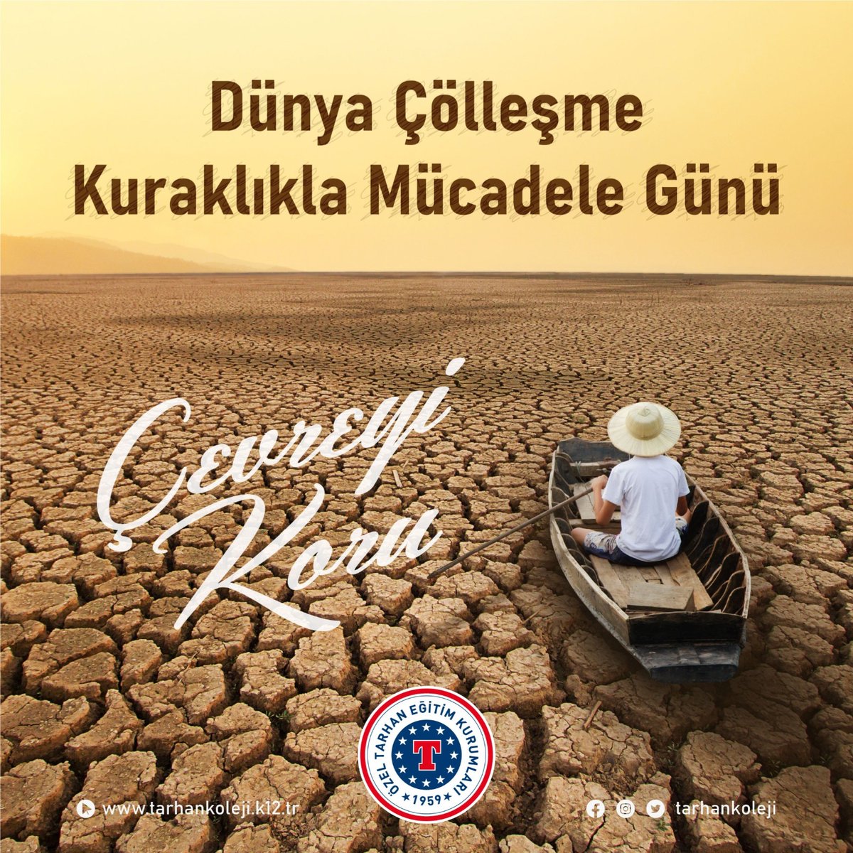 tarhankoleji's tweet image. Toprak, anadır, vefadır, berekettir. Toprak, Aşık Veysel&apos;in dediği gibi; Kazma ila karnını yarsakta, tırmık ile yüzünü yırtsakta, bizi gül ile karşılayan, yemek veren, ekmek veren, aş veren, en vefalı, en sadık dostumuzdur.

#tarhankoleji #tarhandabugün #eğitimlegeçen63yıl