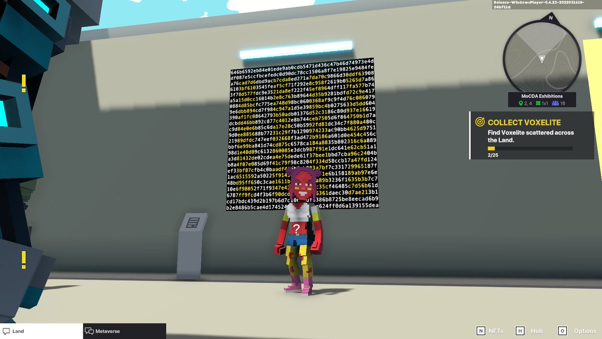IAsarba's tweet photo. @TheSandboxGame @MOCDA_ I just participated in the #TheSandbox weekly contest for a chance to win 200 mSAND! Here is my favorite piece from the exhibition, check out my screenshot below!
👇 https://t.co/11MBR6zNXO