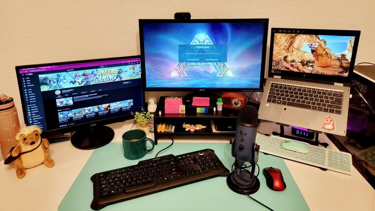 NemcoGaming's tweet photo. Loving my new office set up for my tech stuff! Learning how to divert power for streams/gaming. Next stop: capture card research!
#Priorities #neebsgamingcommunity #ARKSurvivalEvolved #Playtime #toothweasel #nemco https://t.co/CsauZMzhXH