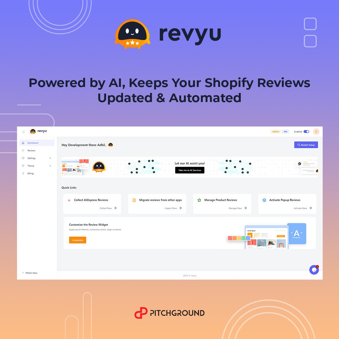 PitchGroundHQ's tweet photo. On Average, Reviews Produce An 18% Uplift In Sales! 🎯

𝗠𝗲𝗲𝘁 𝗥𝗲𝘃𝘆𝘂  - 𝗥𝗲𝘃𝗶𝗲𝘄 𝗖𝗼𝗹𝗹𝗲𝗰𝘁𝗶𝗼𝗻 𝗠𝗮𝗱𝗲 𝗘𝗮𝘀𝘆 𝗙𝗼𝗿 𝗬𝗼𝘂𝗿 𝗦𝗵𝗼𝗽𝗶𝗳𝘆 𝗦𝘁𝗼𝗿𝗲.🥳

https://t.co/HwYtJcgD8y https://t.co/Xues4z4Uu1