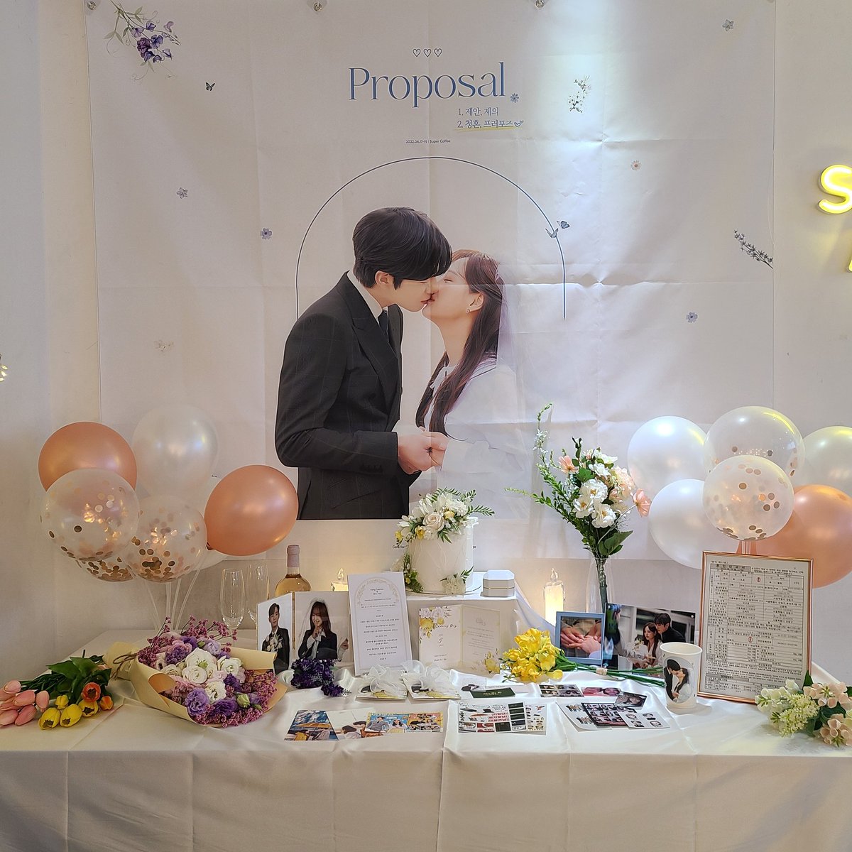 happy wedding day to our kang taemu and shin hari!! 💖 from having fake dating trope to developing a genuine loving relationship with each other. they're married now so it means hatae is officially husband and wife in our universe 🥹🫶🏻