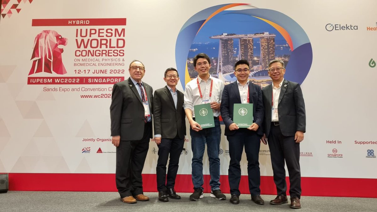 Two amazing young investigators deserving of the IAMBE Early Career Awards. Heartiest congratulations to <a href="/WeiGaoLab/">Wei Gao</a> and Hanwei Hou (NTU).