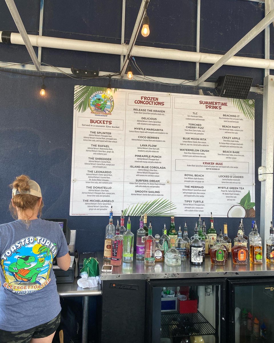tootsiemr2's tweet photo. The menu at the bar at our hotel it was teenage mutant ninja turtle theme which I LOVED I had the Raphael x 3 💃🏽 #TeenageMutantNinjaTurtles #shredder #Raphael #letsgettoasted ps our bartender rocked she worked her butt off the drama I saw she went through 😬👏🏼 https://t.co/Wjqf90FIvr