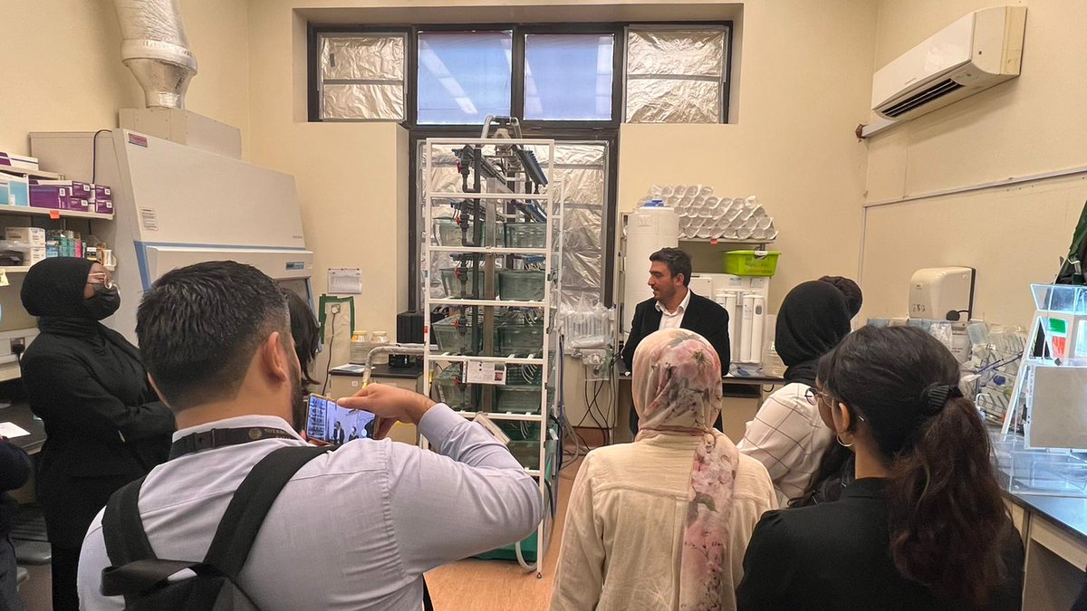 YalcinLab's tweet photo. Last week, we organized a short training session in my lab at Biomedical Research Center, Qatar University, for Sherborne Senior School in Qatar and introduced students to #zebrafish, #chickembryo, #cellculture research https://t.co/nGJNjGvwSc