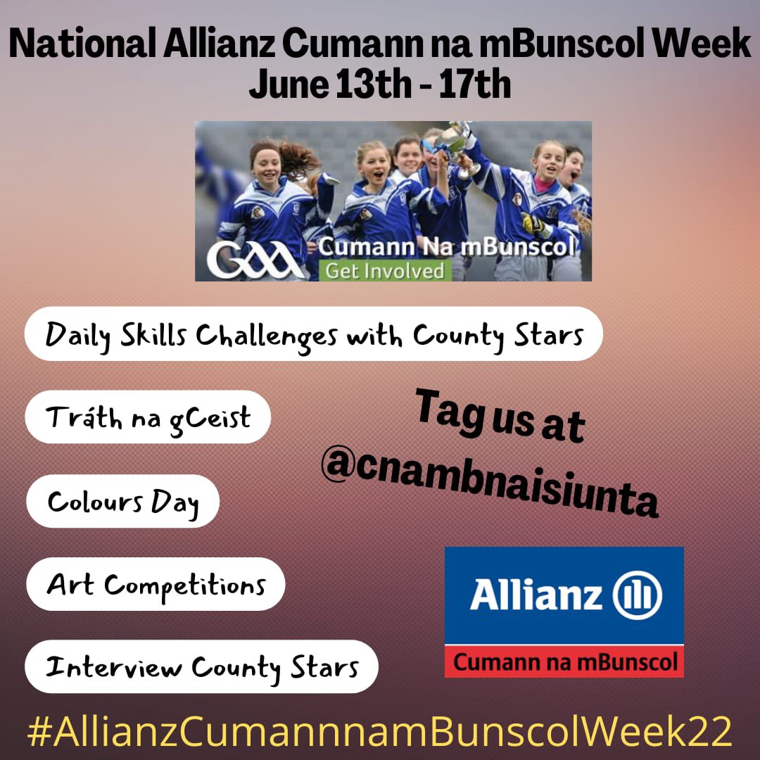 Cumann na mBunscol tweet media