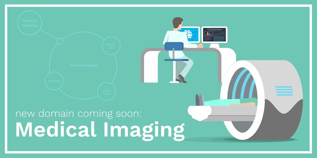 AskSystemView's tweet image. We&apos;re so excited to let you know that a new Medical Imaging domain in #SystemView is on its way!

Our team are currently building the domain but we&apos;ll be sure to keep you updated, so stay tuned for further announcements. 

#medicalimaging #systemviewsuccess #hospitaldata