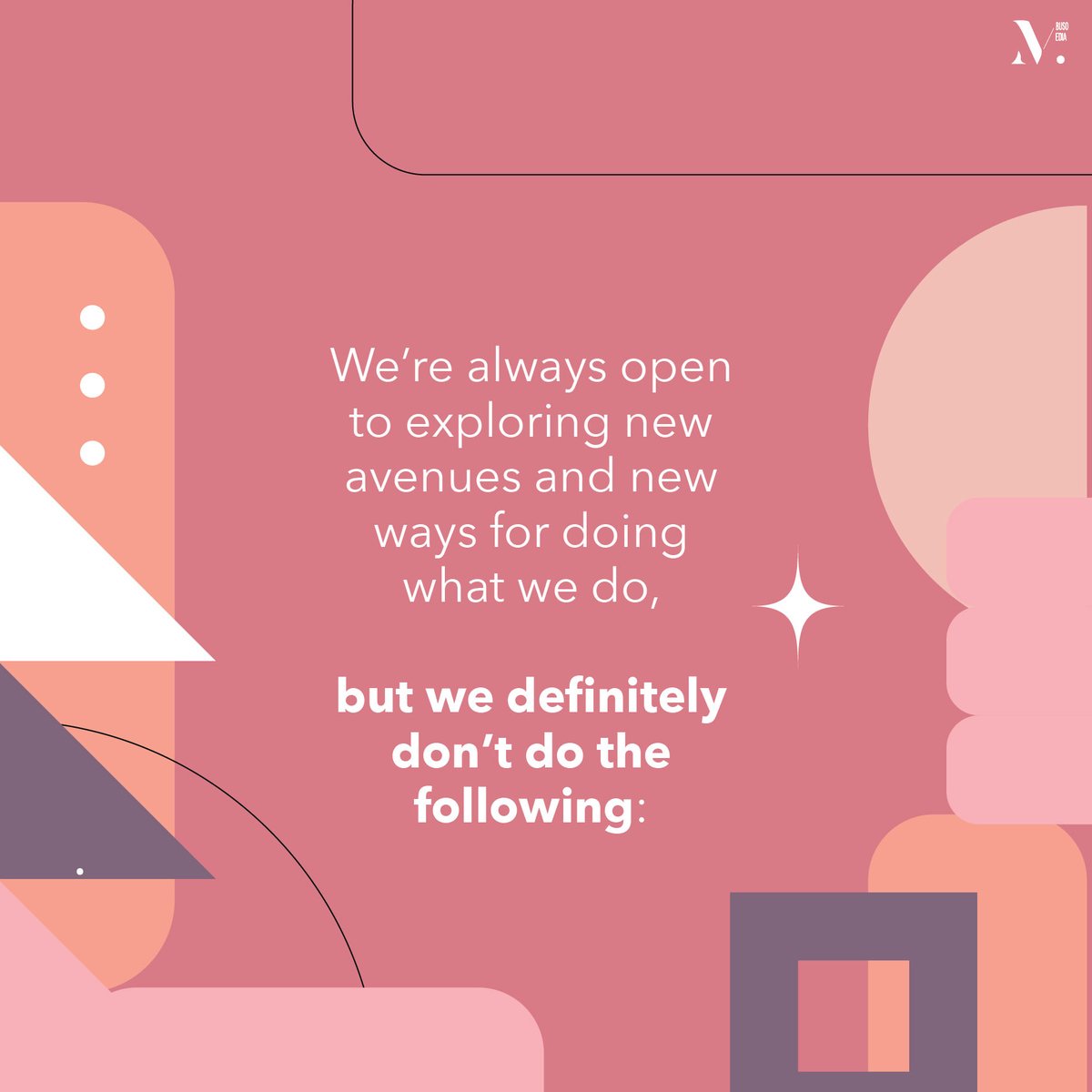 Mbusomedia's tweet photo. We try our best to satisfy all our customers by providing a diverse range of services. Unfortunately, there's a handful of services which we don't provide. Swipe Left.

#MbusoMediasDosAndDonts
#ProvidingQualityBrandingAndMarketing
#OurBirthdayMonth https://t.co/vgO5wzOUFQ