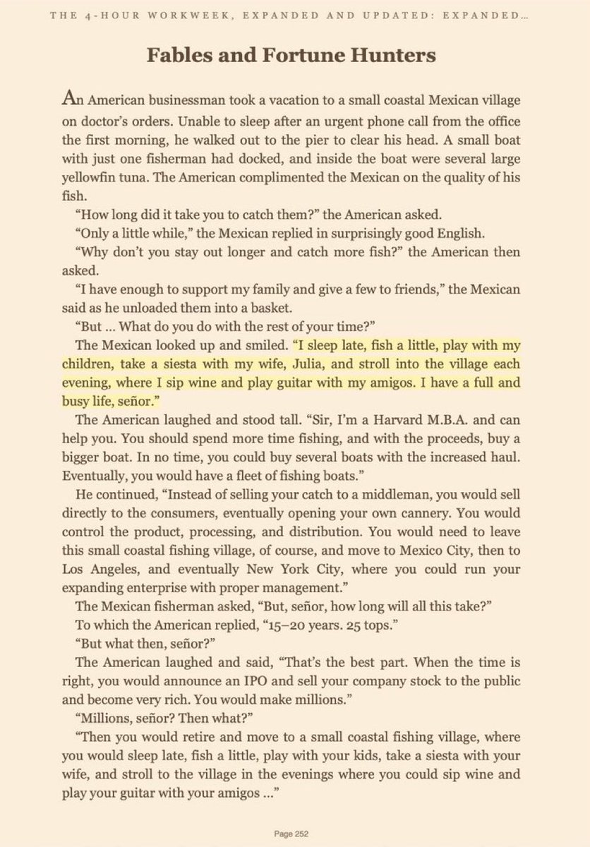 Whatever you do, always keep this story in mind: