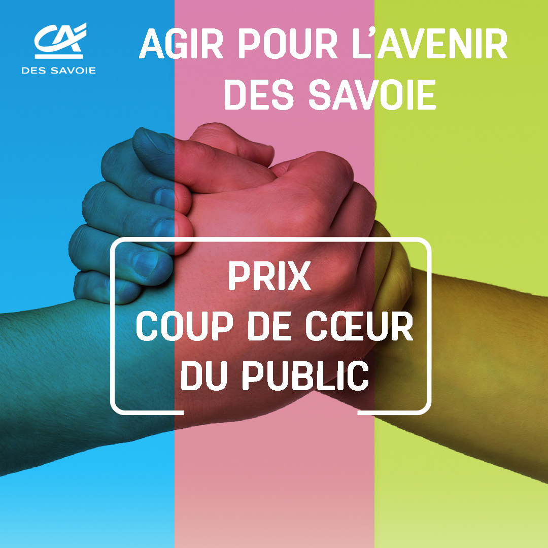 Jusqu’au 28 juin, le grand public est appelé à voter dans le cadre des appels à projets du Crédit Agricole des Savoie.
Le projet par thématique ayant reçu le plus de votes sera élu « Prix coup de cœur du public » et bénéficiera d’un don de 10 000 €.
👉 jeu-des-savoie.credit-agricole.fr/coup-de-coeur