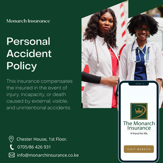 MonarchIns's tweet photo. One of the most important ways to protect your future is with a Personal accident insurance policy. We offer a range of benefits and features that we believe will help to assure comfort and peace-of-mind.
Get one today!
#MonarchInsurance #Insurance #BePrepared #lifeinsurance https://t.co/tAioUSMnNb