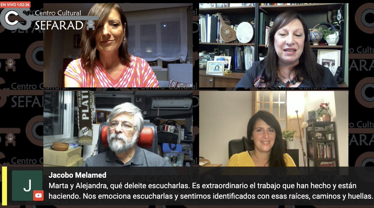PuigQuixal's tweet photo. Trasnochar en noches de verano es menos trasnochar!! 
Ayer presentamos Ciudades de Sefarad con el Centro Cultural de Buenos Aires&amp;eSefarad y pasamos un rato muy agradable entre amigos. Alejandra contó su gran historia. 
Acabó tarde y empezamos pronto. Así somos en @redjuderias https://t.co/yr9M2pirEr