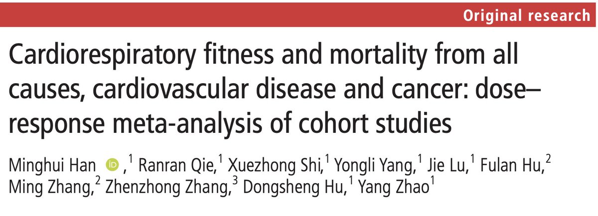 No hay duda en que el ejercicio es un bien de salud INSUSTITUIBLE. A nivel de prescripción, tampoco hay duda: no es el médico el responsable del ejercicio bien pautado. Lo que tiene que prescribir el médido es: vaya usted al profesional del ejercicio bjsm.bmj.com/content/bjspor…