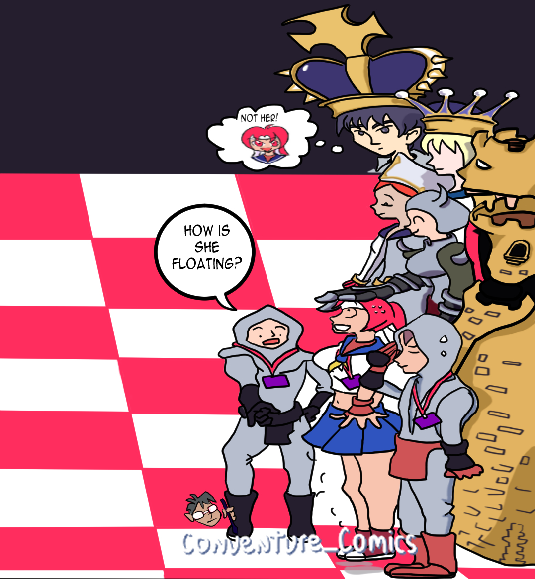 ConventureCo's tweet photo. CONventure Chess Battle Part Two is out now on webtoons. Check it Out.
https://t.co/LQpJC1xoEt
#animeconventions #cosplaychess #WebtoonCanvas https://t.co/KXhYZ4iQGK
