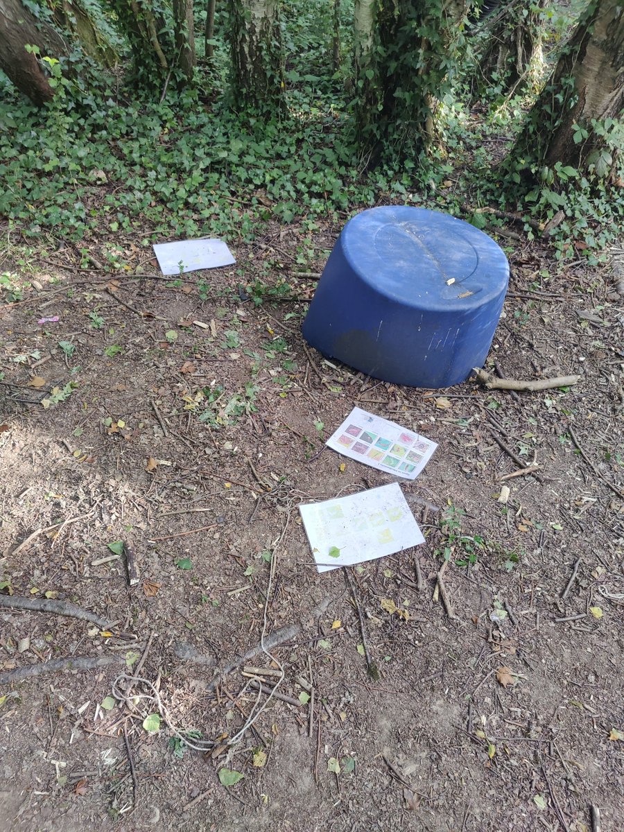 moorlandsfox's tweet photo. Nice to see my woods being used but I thought you hoomans had a saying: take only photos, leave only footprints?#takeyourcrapaway https://t.co/YqDnkEU9cK