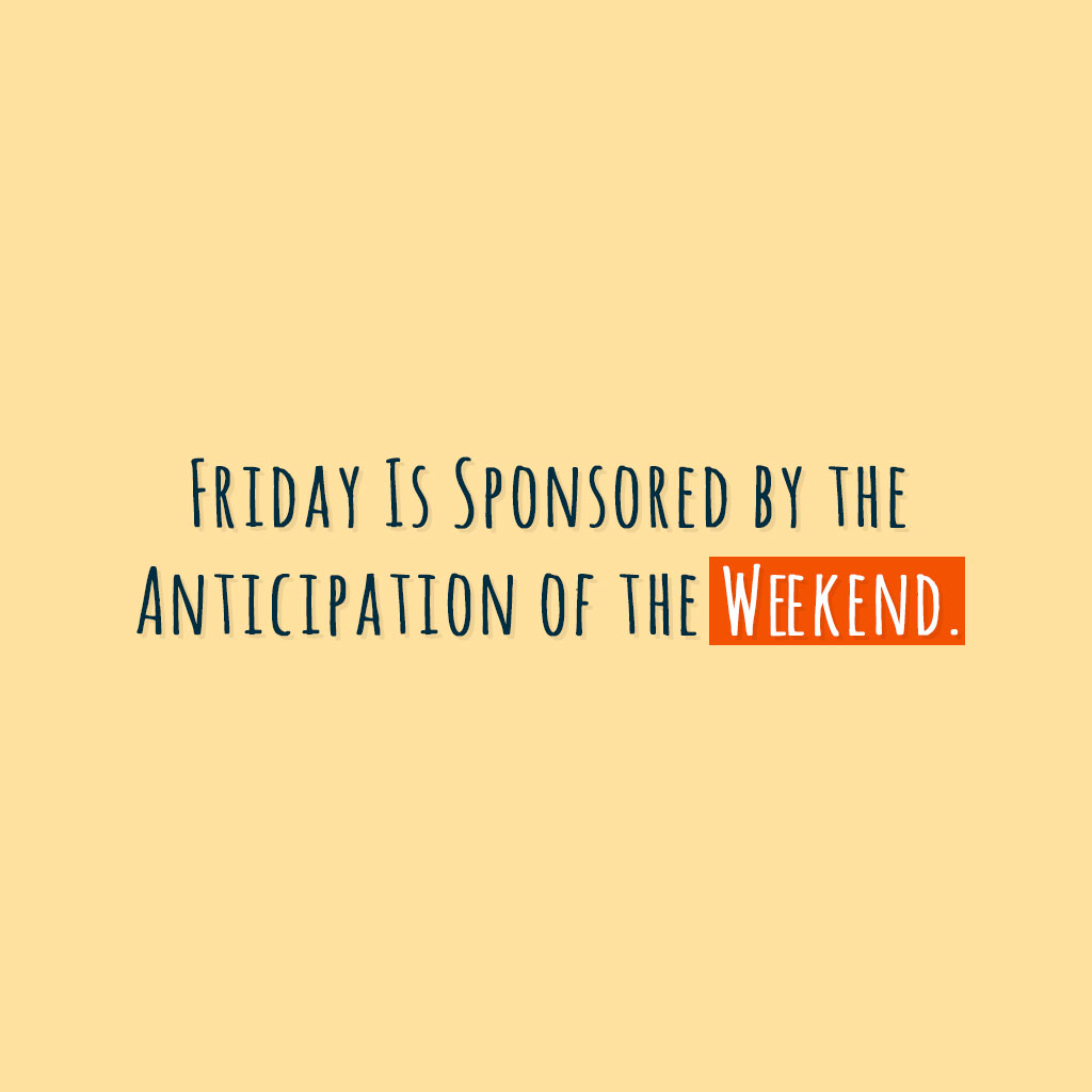 consagous's tweet photo. Being the last working day, Friday is the most exciting and spirited day of the entire week. Even if nothing can match the #Fridaybuzz, nothing can be as reflective as a Friday evening.
Happy Friday-ing!
#friday #weekend #love #fridayvibes #fridaymood #friyay #happy https://t.co/oHoRJd7bXF