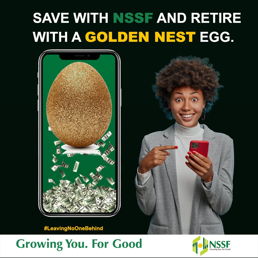 NSSF_ke's tweet photo. “The more your money works for you, the less you have to work for money.”
― Idowu Koyenikan 

Save for a life you want and retire a happy soul!
#LeavingNoOneBehind https://t.co/aMYel7NPgv