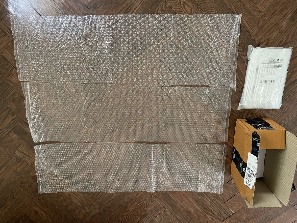 H R Venkatesh (@hrvenkatesh) on Twitter photo I needed a type of mask for travel, couldn’t get it at chemists.
Why so much packaging <a href="/amazonIN/">Amazon India</a>?
1) Three completely unnecessary layers of bubble wrap
2) One cardboard box which was also unnecessary.
Am appalled at what we’re collectively doing to this planet. I needed a type of mask for travel, couldn’t get it at chemists.
Why so much packaging <a href="/amazonIN/">Amazon India</a>?
1) Three completely unnecessary layers of bubble wrap
2) One cardboard box which was also unnecessary.
Am appalled at what we’re collectively doing to this planet.