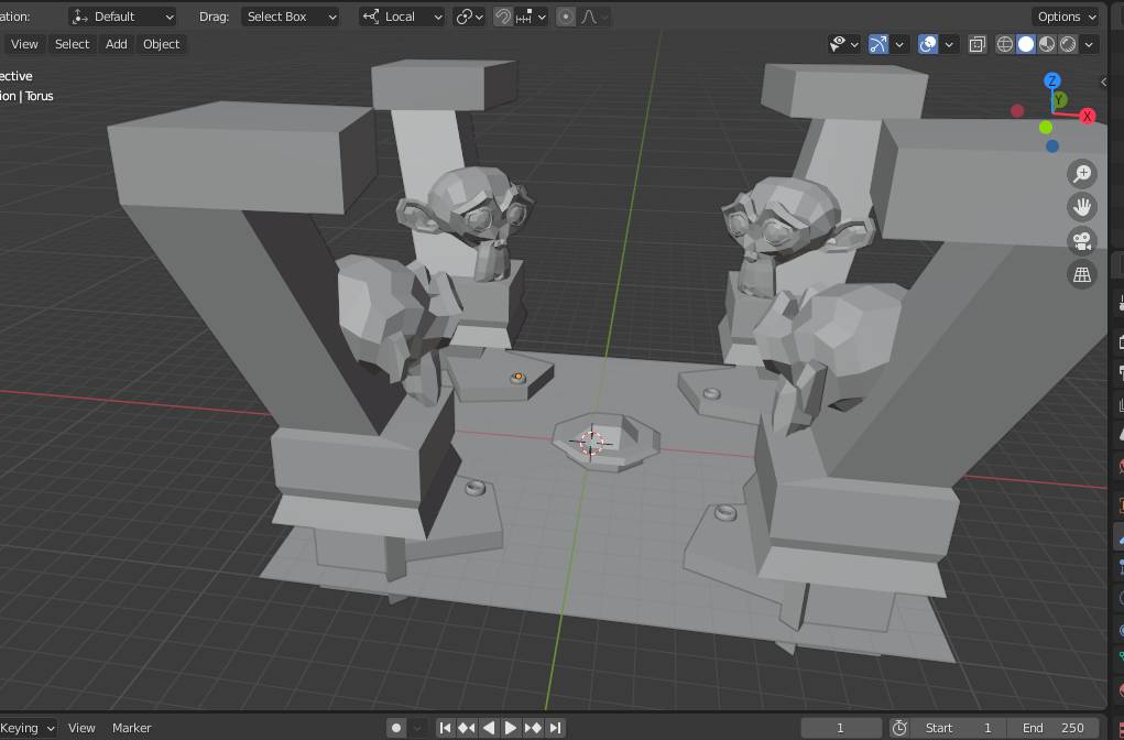 bugbystudios's tweet photo. #UPDATE
Prototyping new level for #UnknownLands . And NO, the monkey heads are not going to make the cut. Our designer seems to be having too much fun!
#unity3d #blender #vrgame #OculusQuest2 #MetaQuest2 #BugbyStudios #gamingnews #gaming #gamingcommunity https://t.co/U4OYIge4zZ