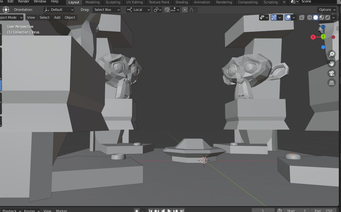 bugbystudios's tweet photo. #UPDATE
Prototyping new level for #UnknownLands . And NO, the monkey heads are not going to make the cut. Our designer seems to be having too much fun!
#unity3d #blender #vrgame #OculusQuest2 #MetaQuest2 #BugbyStudios #gamingnews #gaming #gamingcommunity https://t.co/U4OYIge4zZ