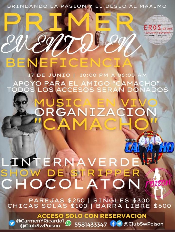 huevitoswinger's tweet photo. Amigos . Nos vemos este viernes en un evento para una buena causa. La cita es en @clubswpoison reserva tu lugar. @clubswatenas @Eldocentertaim1 #PAREJACUCKOLD #SwingersCDMX #fiestasw #nezasw https://t.co/4A5CsnZzlF