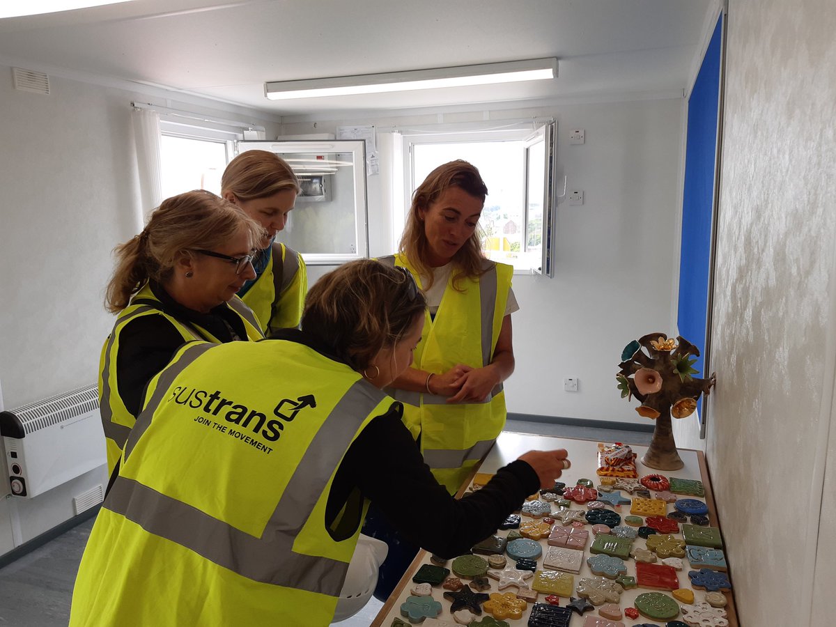 george_mcburnie's tweet image. Busy day yesterday at #Stockingfieldbridge.Visits from Ed McCann ICE president, Transport Scotland &amp;amp; Sustrans. Engineering,Active travel &amp;amp; Place making &amp;amp; Community art projects all on show.@scottishcanals @SustransScot @ICEScotland