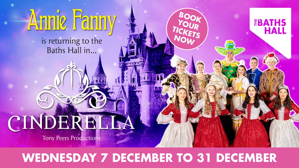 TheBathsHall's tweet photo. Don't miss the biggest ball of the year!
Get your tickets and join us for this years panto - Cinderella.
Tickets are available on our website
https://t.co/NxL6bG1jtk
#thebathshall #scunthorpe #entertainment #panto https://t.co/N1wG9DGwMC