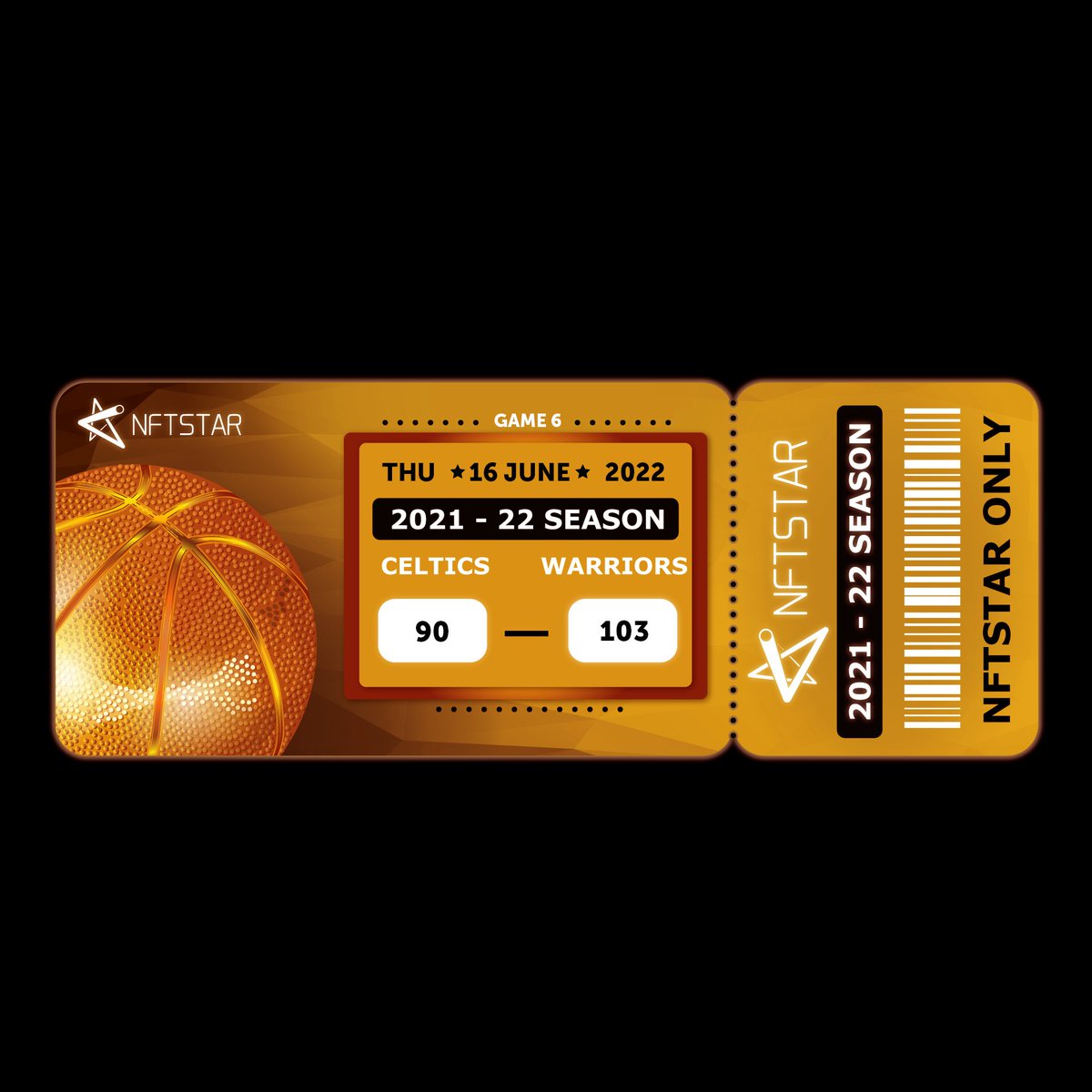THENFTSTAR's tweet photo. 🎁Sports Night Winner🎁
The @warriors takes 2021-22 NBA champions in G6! Check 5 Genius Ticket winners here: https://t.co/CS383CDceo

The next Sports Night is coming Very Soon!🤩

#premint #NBAFinals #NBAFinals2022 #airdrop #Celtics #Warriors #NFTCommunity https://t.co/llYyl1SE66