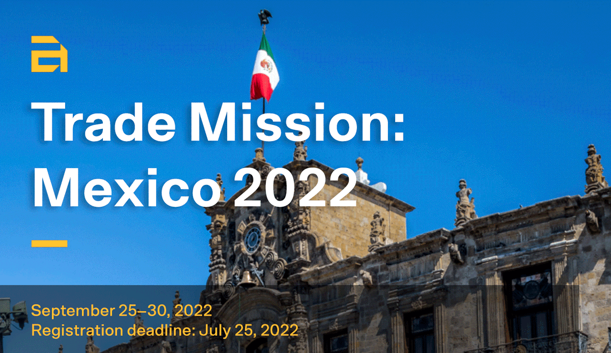 GBClub's tweet photo. Please join @AutomationAlley's annual trade mission to Mexico - Querétaro and Guadalajara.

Expand your business into the world's second-largest market for U.S. exports. 

For more info and to register, click here: https://t.co/ZRcbBdlW1n https://t.co/Fcy8okkX8a