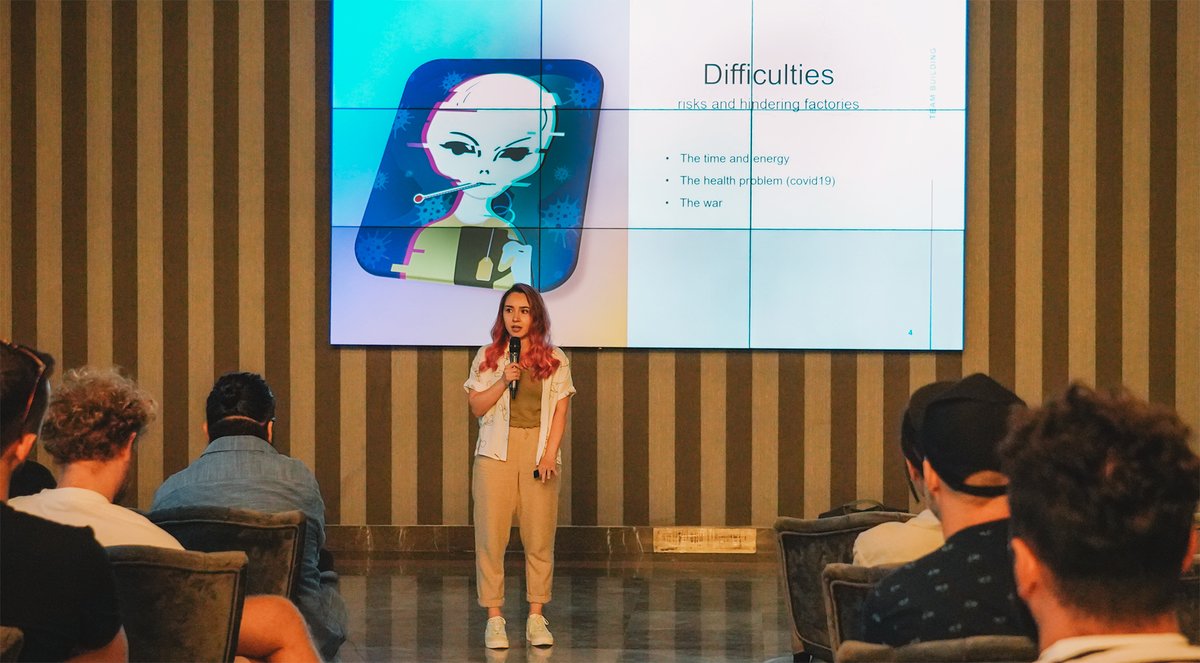 mariamsekh's tweet photo. I'm sharing more information about yesterday's Game Meet-Up, where I was one of the presenters. 
The main focus was on Team Building. How I started, what types of obstacles I encountered, and most importantly, where I am going.#NFTCommunity #nftcollector #borednloclub https://t.co/ugZ9ZUCO0b