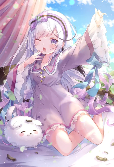 リボンのアクセント。リボンカチューシャを描いたイラスト特集 | pixivision https://t.co/kIOv9JyU9k 
掲載していただきました✨! 