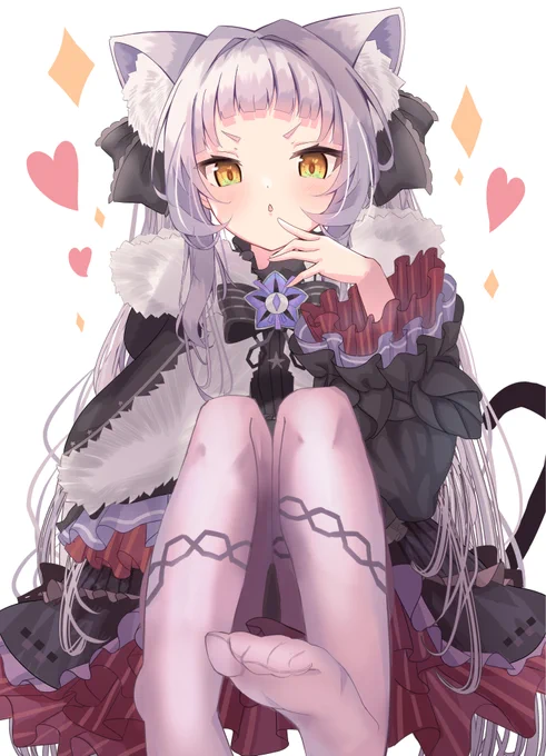 興味津々なシオンちゃん!
#シオンの書物 