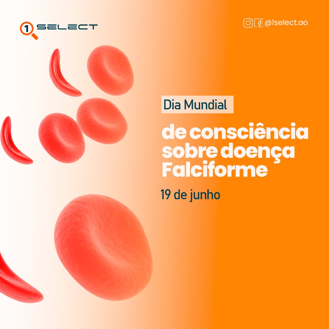LdaSelect's tweet image. Dia da Conscientização sobre a Doença Falciforme. 
A data foi criada pela Organização das Nações Unidas, em 2008, como forma de chamar a atenção para a doença que é genética, hereditária e caracterizada por alteração no sangue.