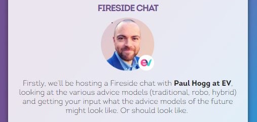 EV_financial's tweet photo. An event not to be missed, early bird tickets sold out before first speaker even announced! Now @GroupVerve have revealed the first and it's our very own @_hoggo talking about the future of advice. Don't miss out, get your tickets below.  
https://t.co/hnHHwFMzH9 https://t.co/AtCLR7h5VN