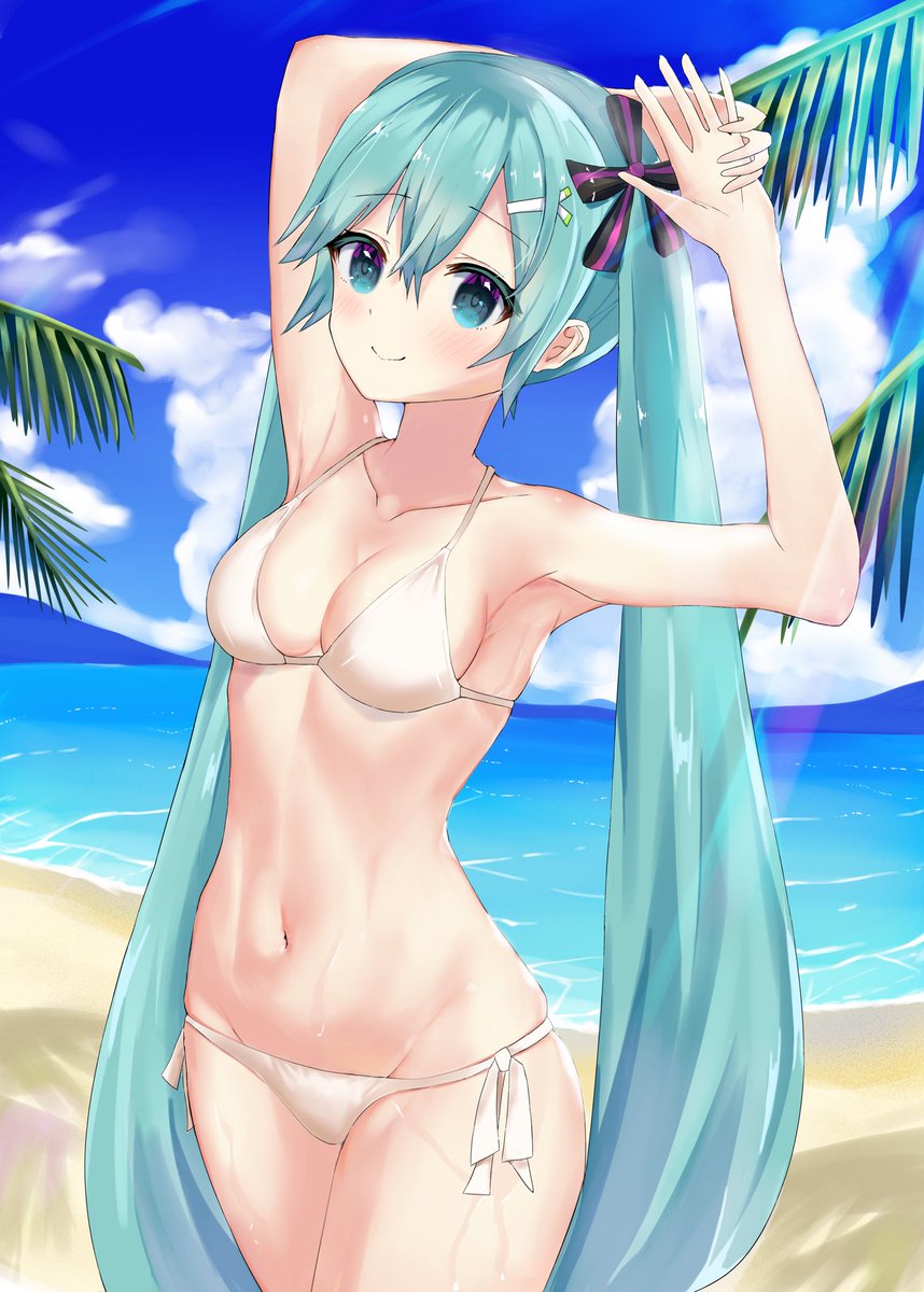 yoki0120's tweet photo. 水着初音さん
  #初音ミク  #初音ミクイラスト    #イラスト https://t.co/KL54KETex1