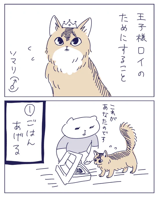 最新マンガはこちら🐱お水出して🐱

王子様猫にする9つのこと - ヤチナツマンガ https://t.co/giGEPdYS1g 