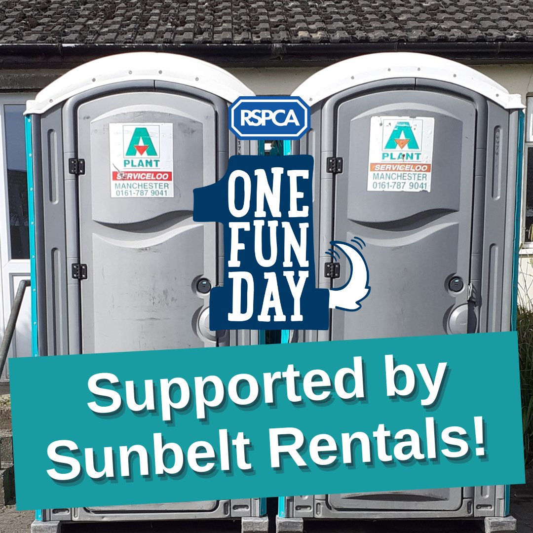 AMAZING DONATION from <a href="/sunbeltrentaluk/">Sunbelt Rentals UK & Ireland</a> of portaloos for our #OneFunDay this Saturday! Thank you for helping to make our fundraising a success!