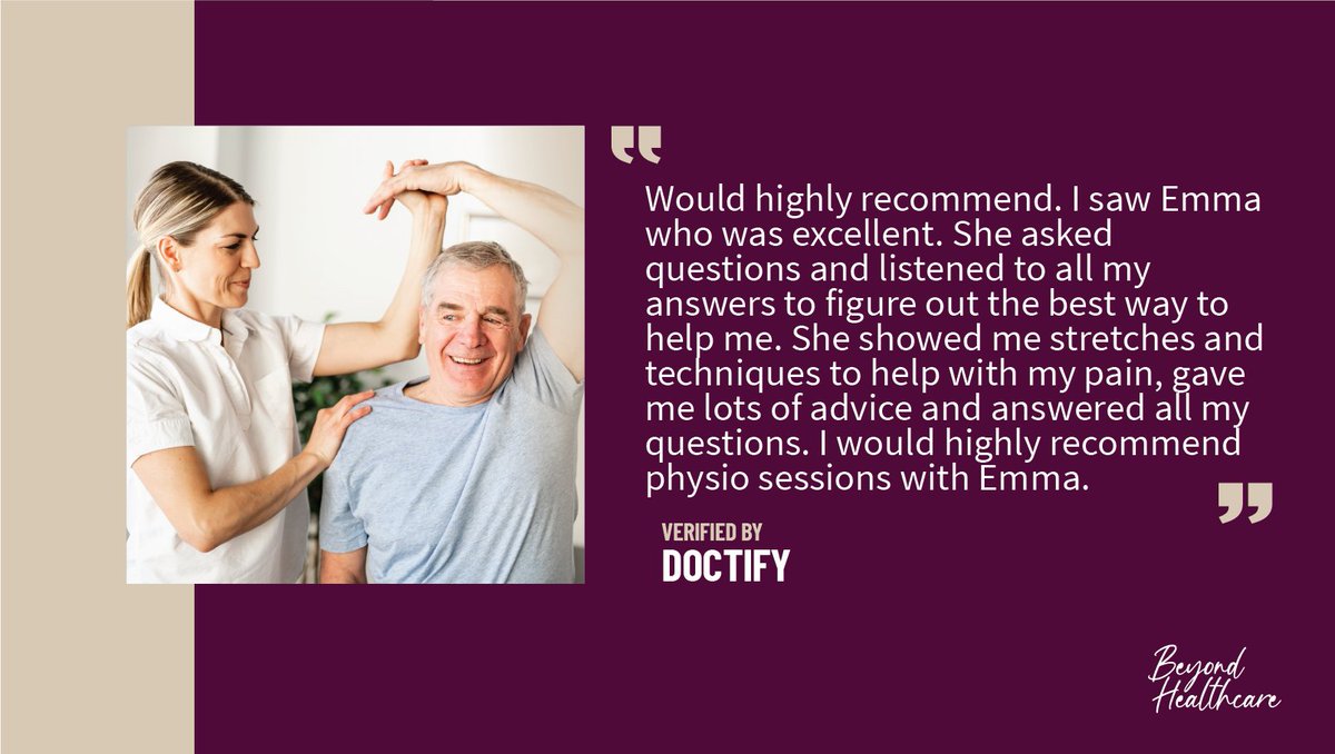 Another wonderful review for our Physiotherapy Team this Feedback Friday! If you’ve recently visited us at OSD Healthcare, we’d love to hear your feedback: bit.ly/3wkE1KT