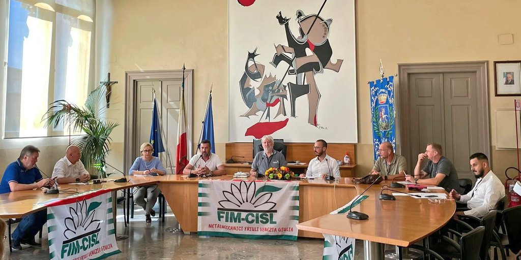 fimcislFVG's tweet photo. Oggi a San Giorgio di Nogaro (UD) incontro con il sindacato austriaco Pro.Gee, @UnionFim, @cislfvg e la FIM-CISL FVGper parlare di #lavoro e #siderurgia

@FIMCislStampa https://t.co/82SrlCiX7H